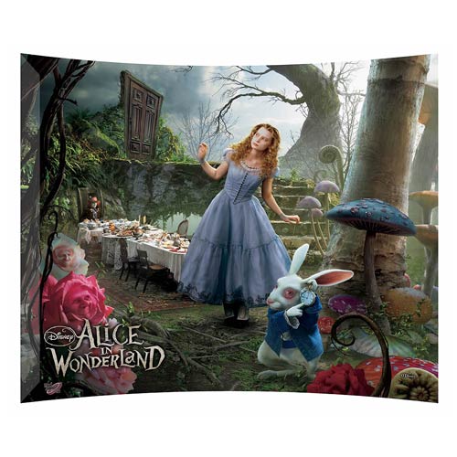 Alice In Wonderland Alice in the Garden Glass Photo